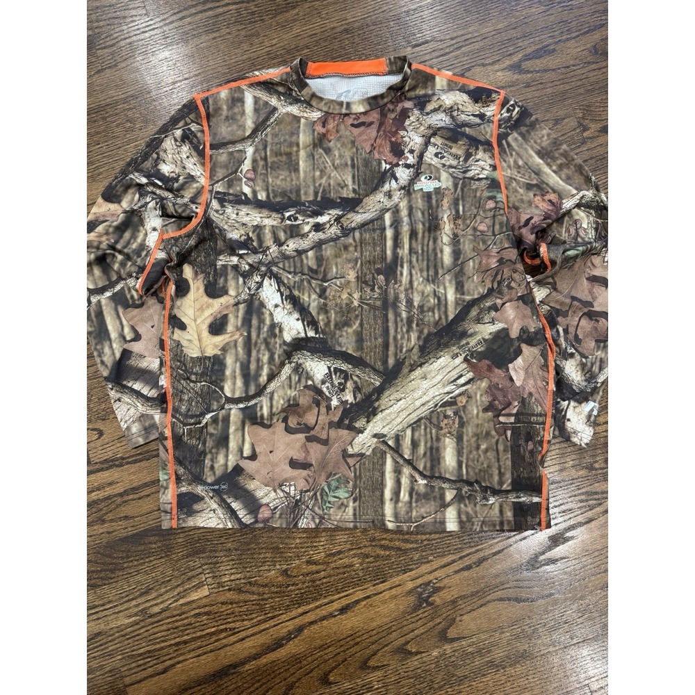Mossy Oak Break-Up Infinity Long Sleeve Camo Shirt Hunting Men's size XL